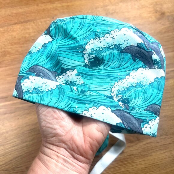 NWOT 5 Ponytail scrub caps bundle scrub hat surgical cap ponytail scrub … - Picture 13 of 16